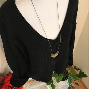 Free People Vneck Sweater